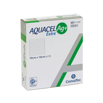 Aquacel Ag Hidrofibra C/ Plata Iónica 10X10